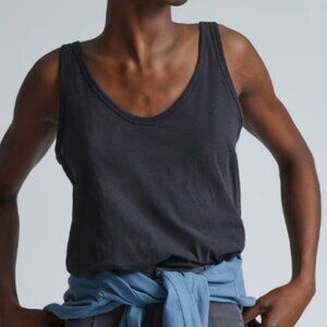 Everlane Black Air Cami Tank Top, Size Large
